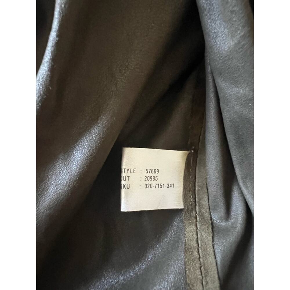 Vintage Harold’s women’s leather button down shirt small - Picture 6 of 6